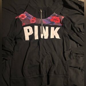 PINK 1/4 Zip Hawaiian